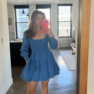 Hill House Blue Mini Dress